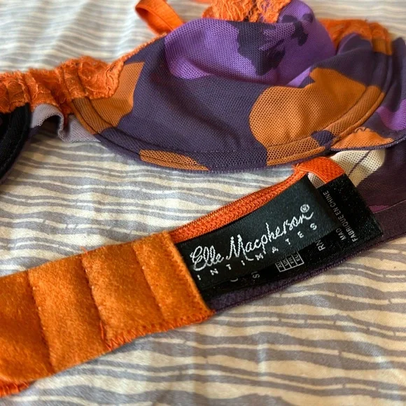 Elle Macpherson intimates lace sheer mesh floral underwire bra - Picture 6 of 7